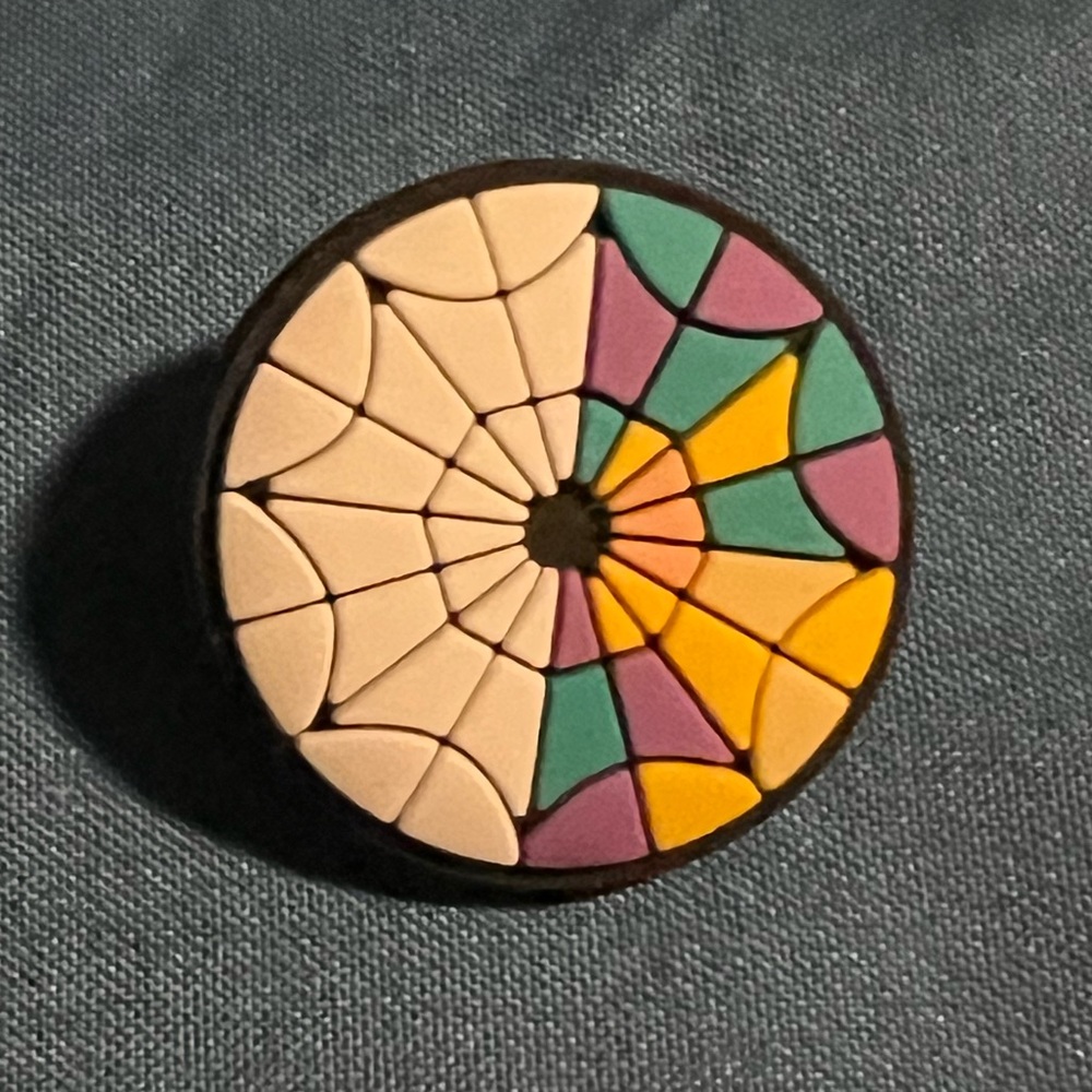 Wednesday Adams and Esther stained glass jibbitz croc charm